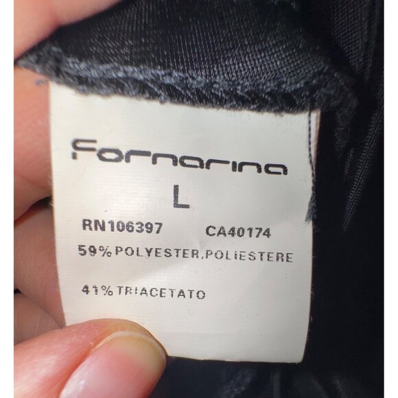 Fornarina Black Ruched Skirt Large Y2k Casual Trendy Athleisure Italy Retro City - Picture 8 of 9